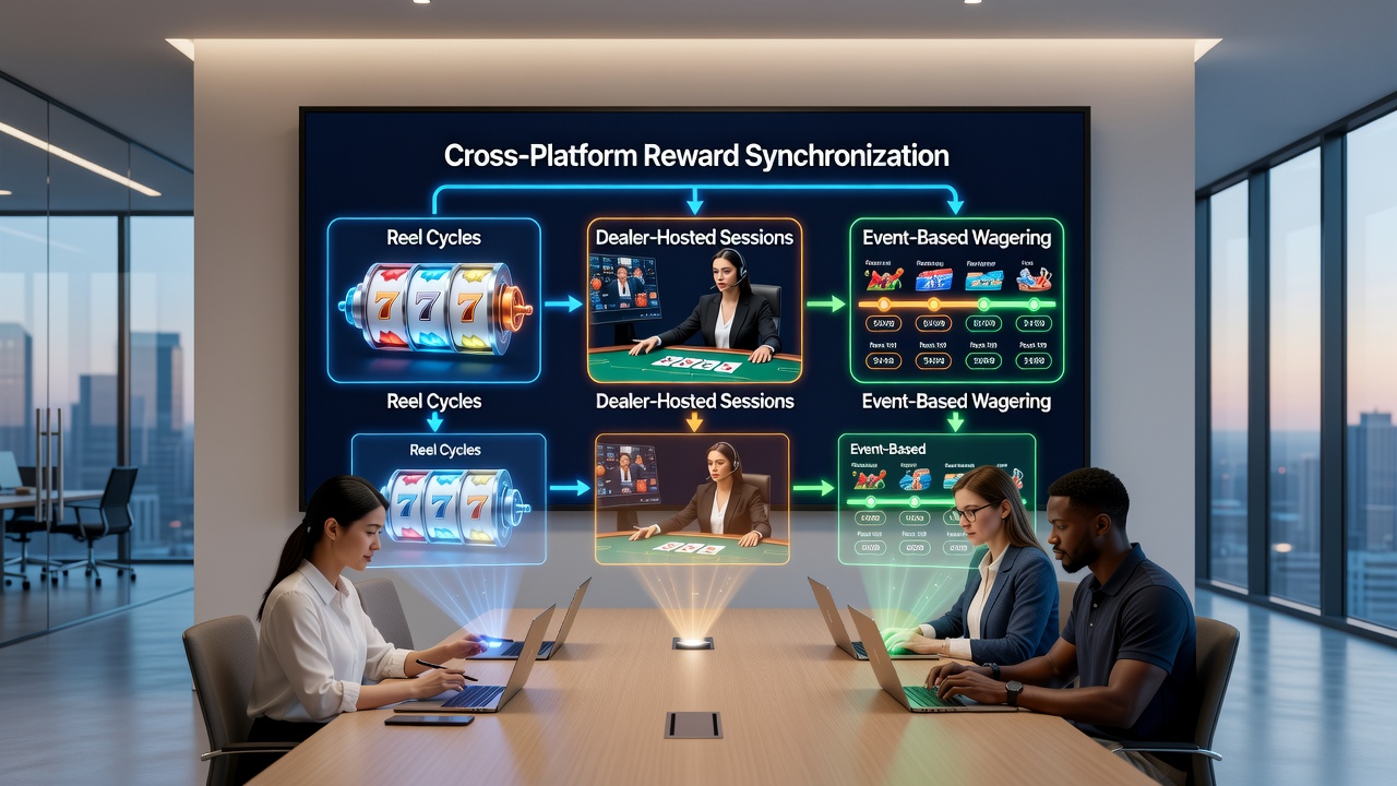 Übersicht der Synchronisation zwischen Eventwetten und Live-Dealer-Sessions auf verschiedenen Plattformen